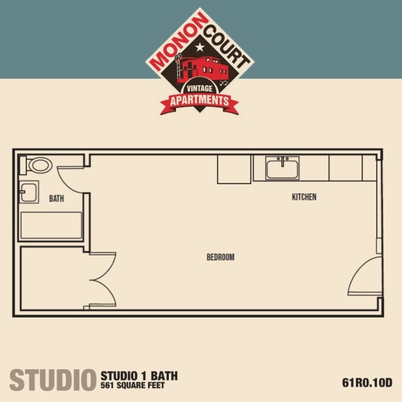 Studio, 1, 2 & 3 Bedroom Apartments in Broad Ripple Monon